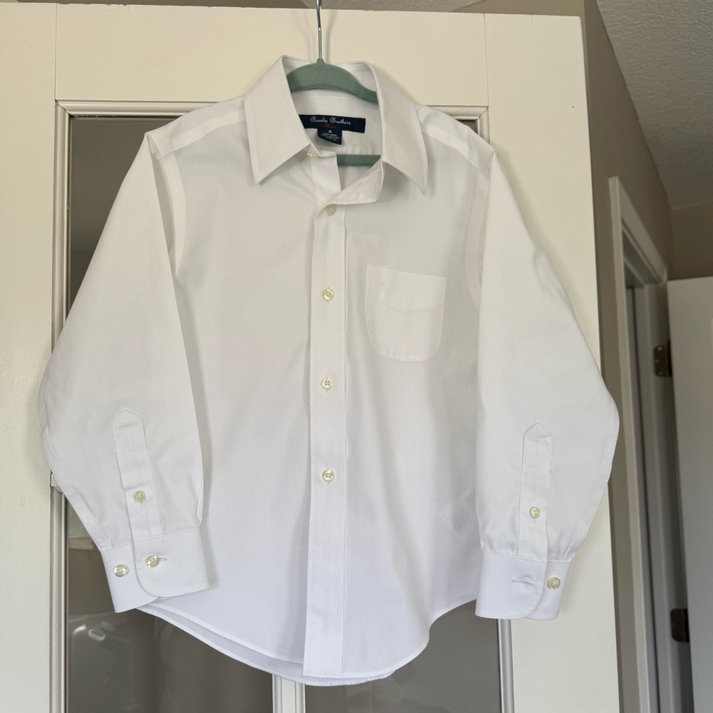 Brooks Brothers White Non-Iron Shirt